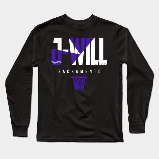 Williams Sacramento Basketball Warmup Long Sleeve T-Shirt by funandgames